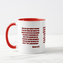 Amos 5:8 KJV Bibelverse Zweitone Tasse