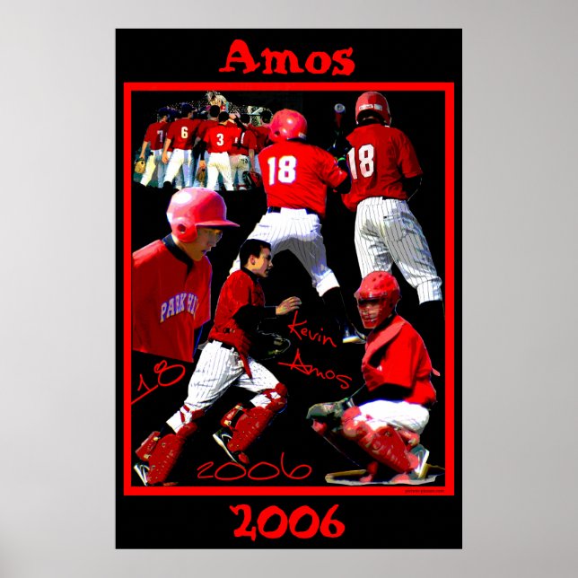 Amos Freshman Baseball Poster (Vorne)