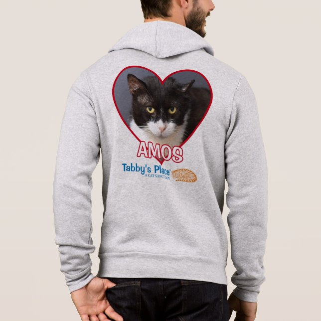 Amos - Voller ZipHoodie Hoodie (Rückseite)