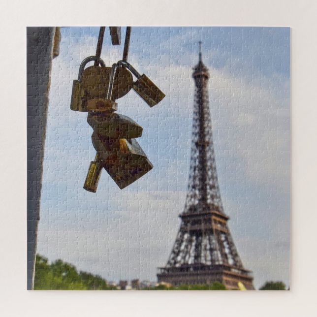 Amour à Paris - 20x20 - 676 pcs. Jigsaw Puzzle (Vertical)