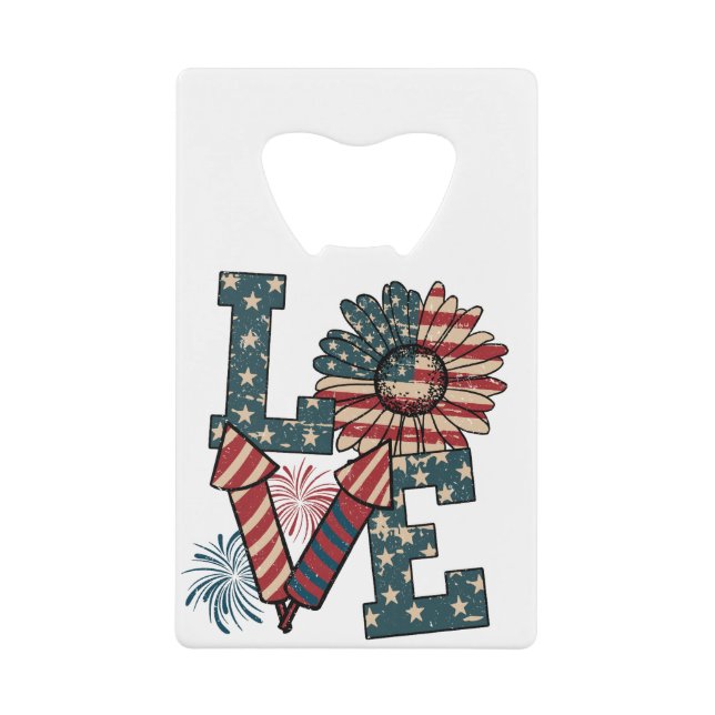 Amour Amérique Fête de l'Indépendance (Devant)