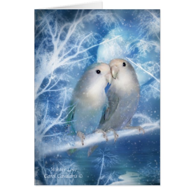 Amour ArtCard d'hiver (Devant)