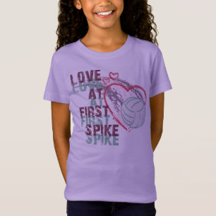 AMOUR AU PREMIER T-SHIRT DE VOLLEYBALL DE