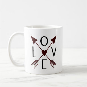 Amour avec flèches Mug