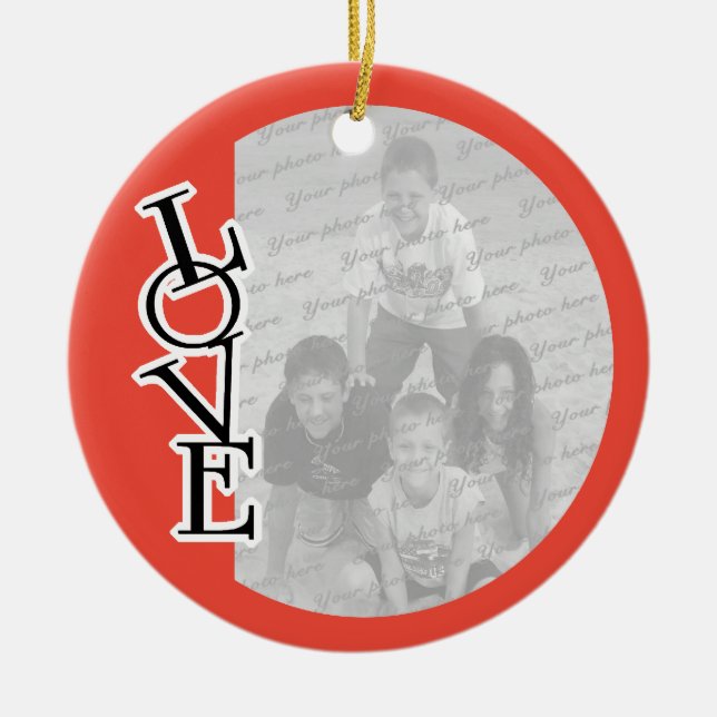 Amour Cadre photo Décoration de vacances (Devant)