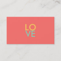 Amour Carte de visite