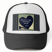 AMOUR Ce que vous faites Casquette - Adiela Akoo