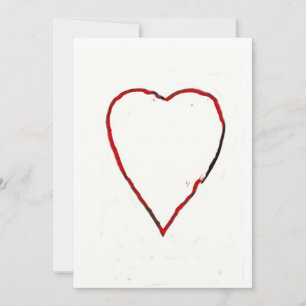 Amour Coeur Invitation / Faire-part