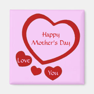 Amour Coeurs Mère's Day Magnet