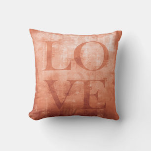 AMOUR - Corail rustique Lancer oreiller