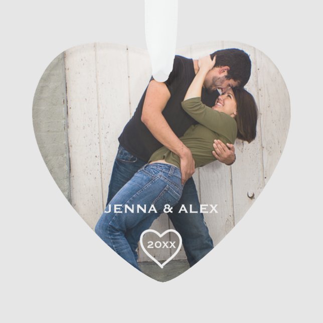 Amour Couple Noël Keepsaké (devant)