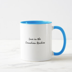 Amour dans la tasse theCanadian des Rocheuses