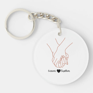 Amour d'art en ligne tenant les mains pour toujour