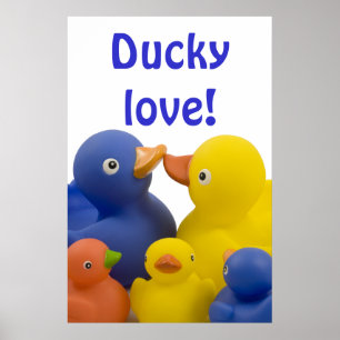 Amour de canard - affiche