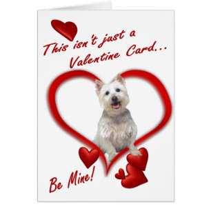 Amour de chiot de Westie sous enveloppe - nouvelle