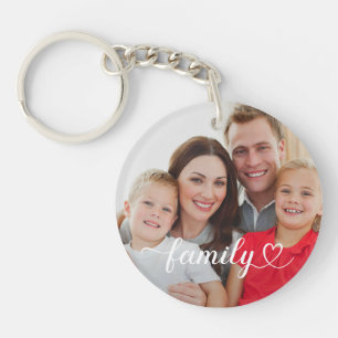 Amour de famille Écriture blanche Photo personnali