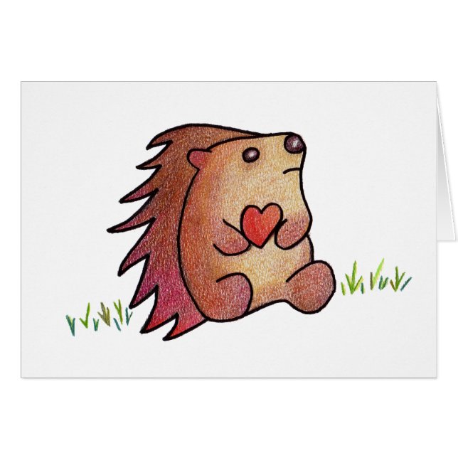 AMOUR DE HÉRISSON ! (Devant horizontal)