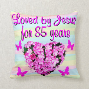 AMOUR DE JÉSUS PENDANT 85 ANS COUSSIN
