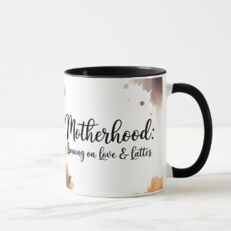 Amour de la mère et lattes de café Mug