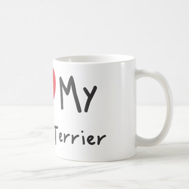 Amour de la tasse I mon Airedale Terrier (Droite)