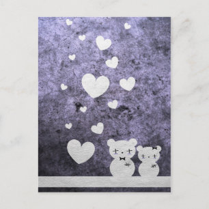 Amour de l'ours gothique - Carte postale