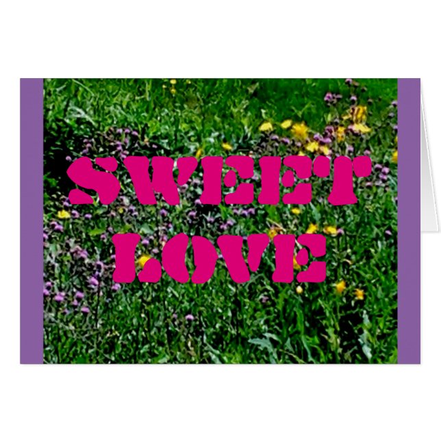 AMOUR DOUCE (Devant horizontal)