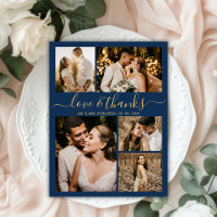 Amour et Merci Marine Photo Collage Mariage