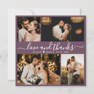 Amour et Merci Mauve Mariage photo