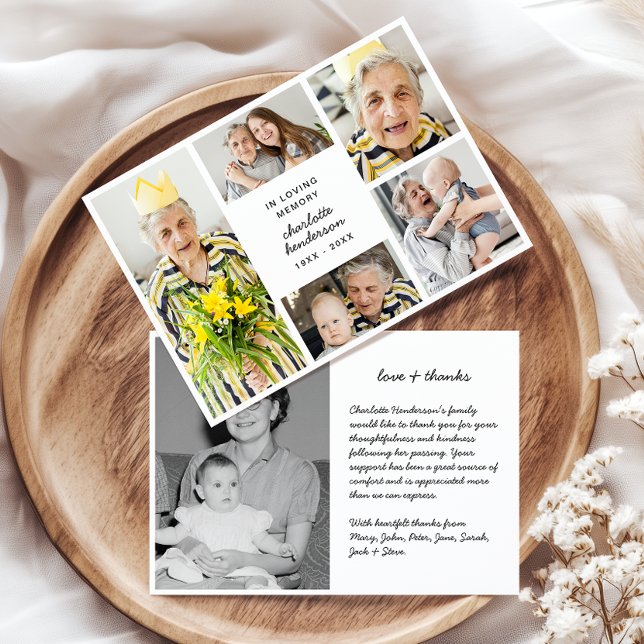 Amour et Merci modernes 6 photos Funérailles/Sympa (Créateur téléchargé)