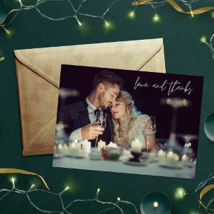 Amour et Merci Photo Mariage Merci