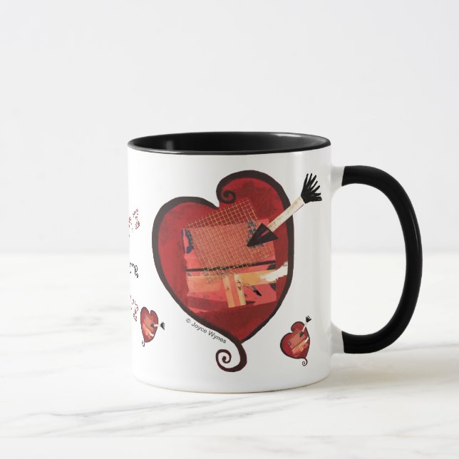 Amour et plus d'amour 11oz. Tasse (Droite)