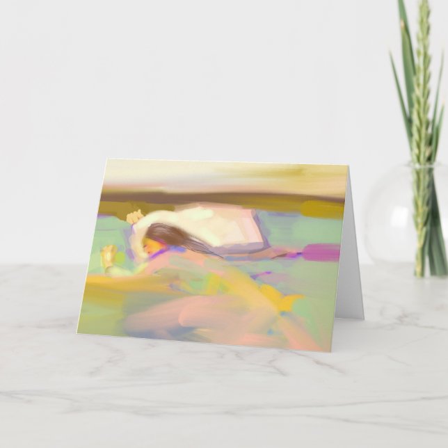 Amour et prières Bien bientôt carte (Devant)