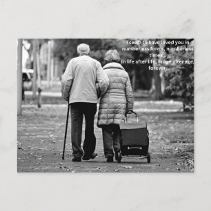 amour éternel carte postale