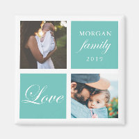Amour familial | Magnet photo personnalisé