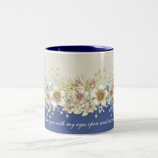 Amour - Floral - Mug de café