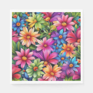 Amour Floral - Serviette en papier