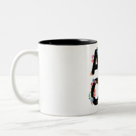 Amour Floral Spring Niedliche Liebe Romantische Wa Zweifarbige Tasse