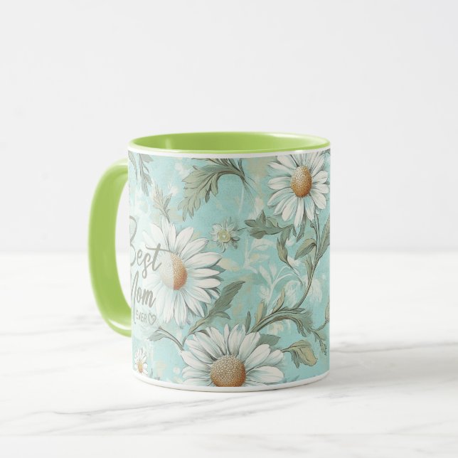 Amour florissant - Fête des mères Mugs floraux (Devant gauche)