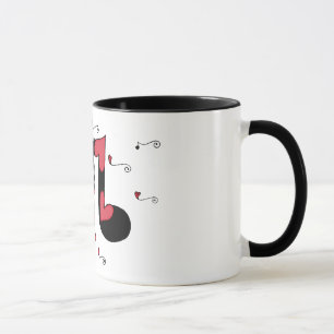 Amour Hangin avec la tasse de musique