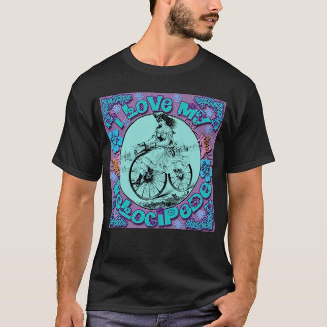 Amour hippie du regard I mes T-shirts de vélo sur (Devant)