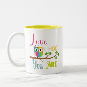 Amour Hoo Vous Êtes Autisme Owl Mug