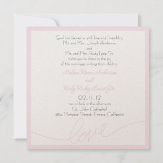 Amour Invitation