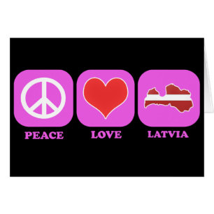 Amour Lettonie de paix