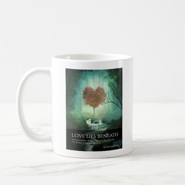 Amour Mensonge Sous 15 oz De Mug À Main Gauche (Gauche)
