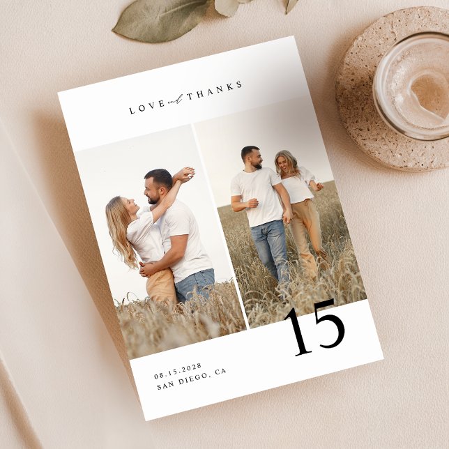 Amour & Merci | Mariage de script rustique (Créateur téléchargé)