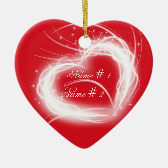 Amour ornement de Noël (Devant)
