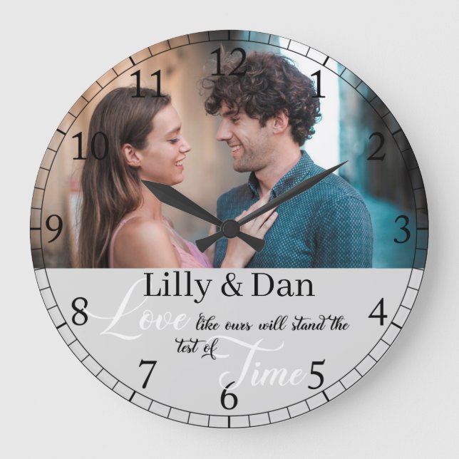Amour Personnalisé Comme Notre Horloge (Recto)