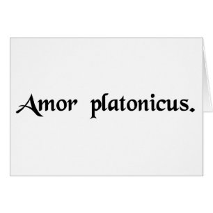 Amour platonique