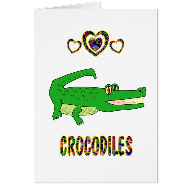 Amour pour des crocodiles (Devant)