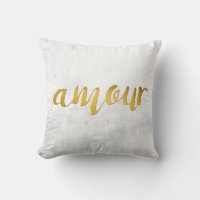 Amour - Print Letter Gold Foil Typografy Brush